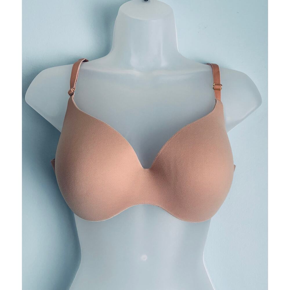 Victoria's Secret Incredible Bra 34DD Beige Lightly Lined